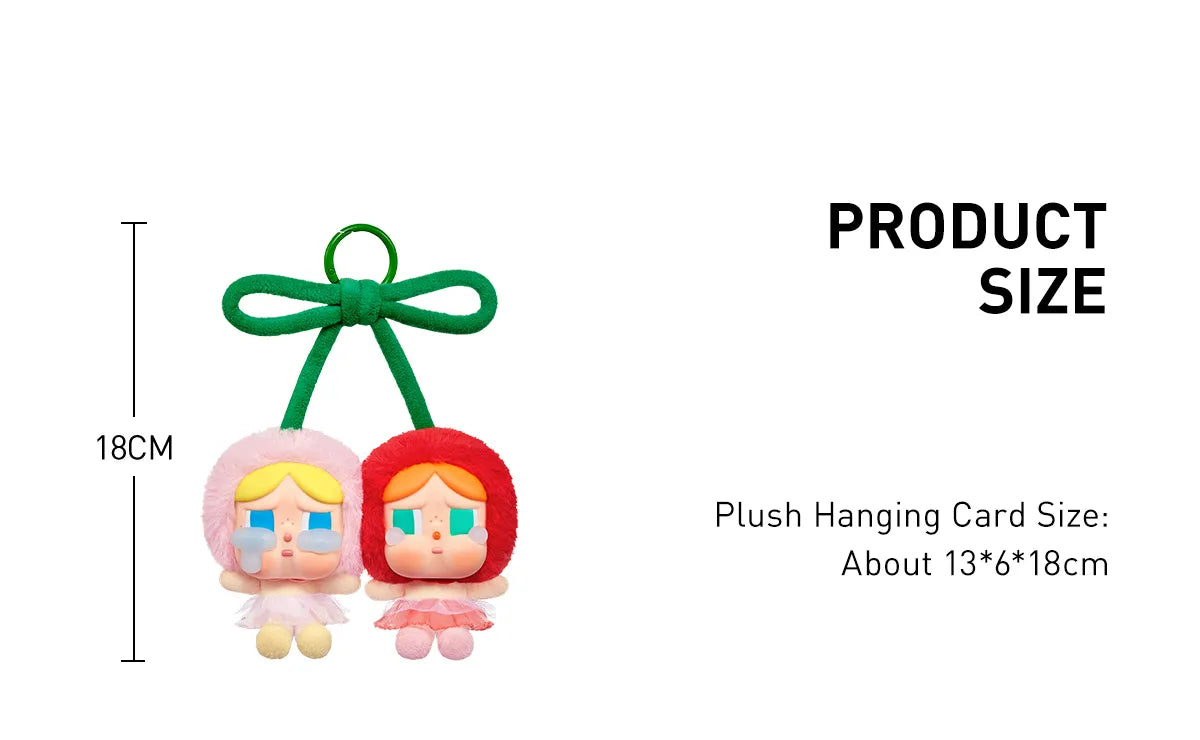 CRYBABY Crying For Love Series-Vinyl Plush Hanging Card (Love You Cherry Much)
